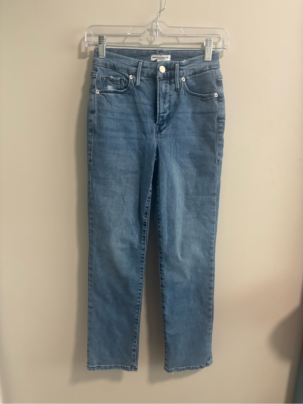 Good American Straight Leg Jeans